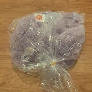 Cat & Jack Girls Purple Brooklyn Faux Fur Slippers House Shoes Size 13-1